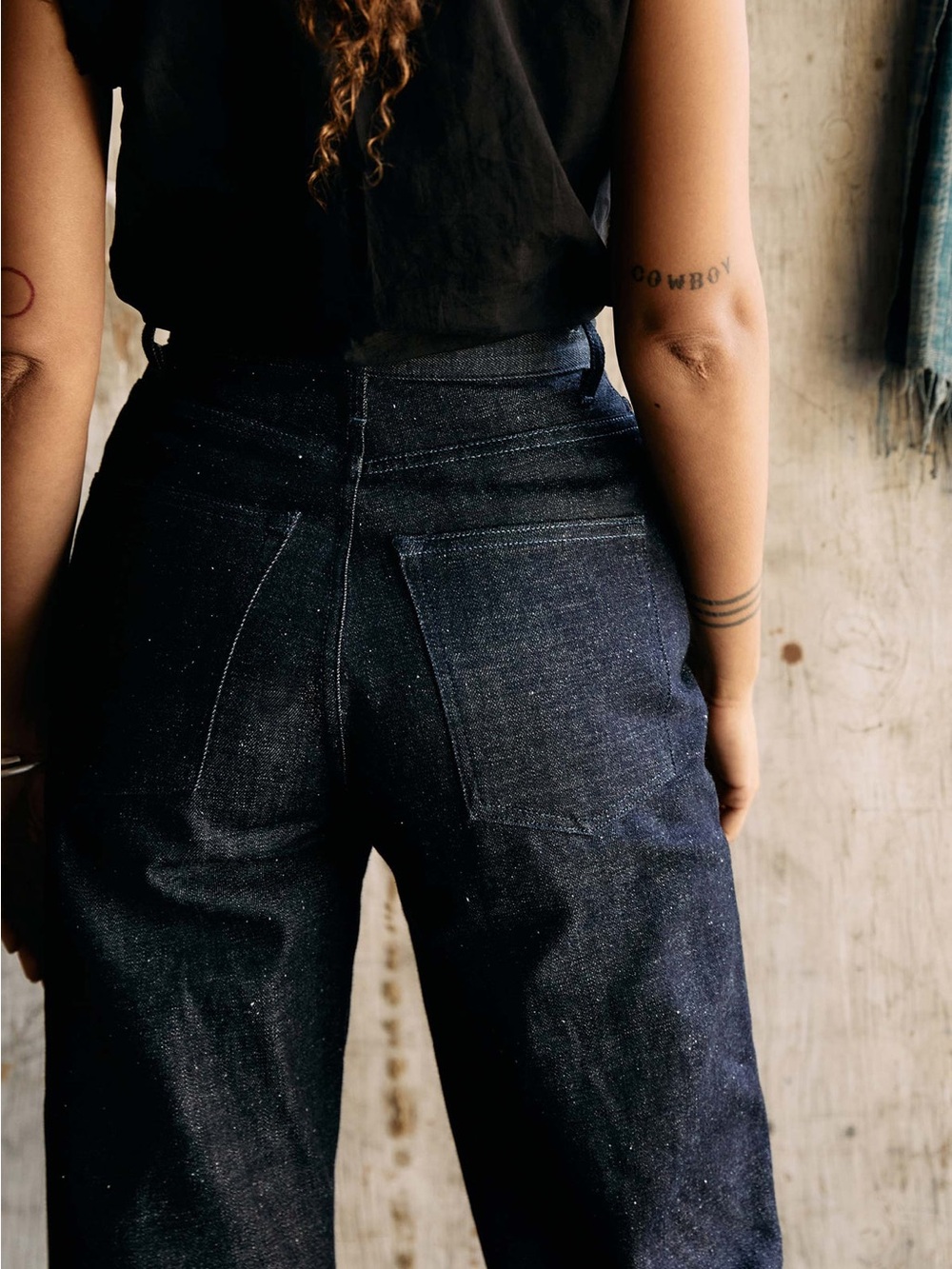 Imogene + Willie Catherine Indigo Rigid Nep Jeans Like New Selvedge Denim - Picture 5 of 12